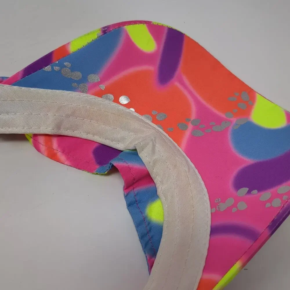 Barbie Sun Visor Cap Multicolor One Size Adjustable Embroidered Skating Outfit - Picture 8 of 8